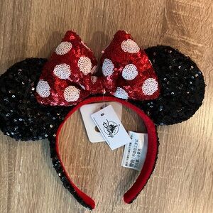 Disney Sequin Minnie Mouse Ears Headband